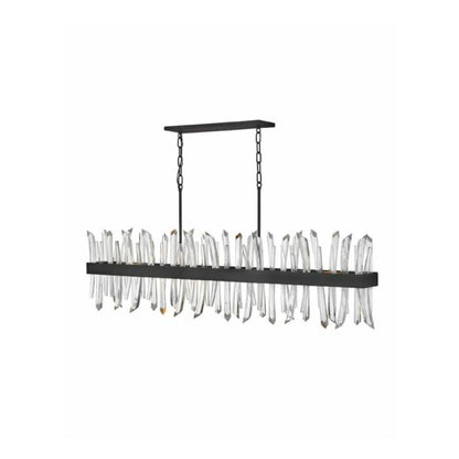 Fredrick Ramond Revel 6-Light Linear Chandelier In Black*