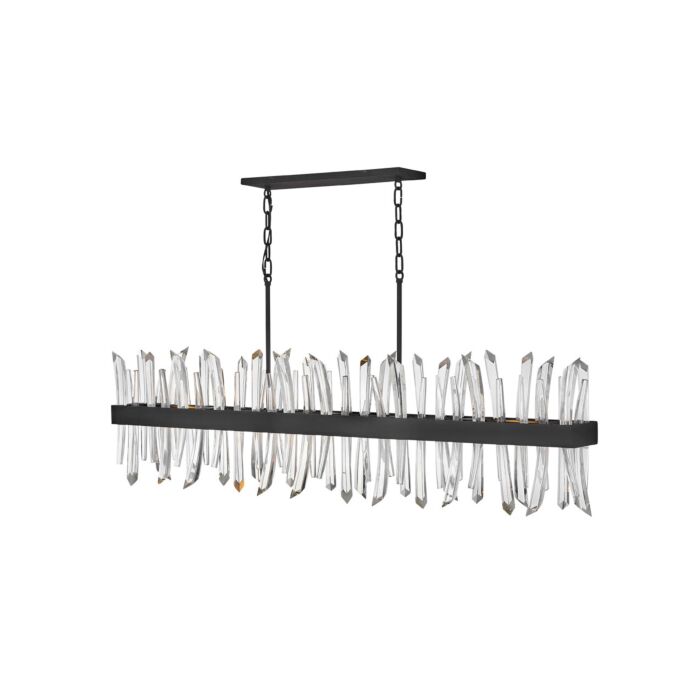 Fredrick Ramond Revel 6-Light Linear Chandelier In Black*