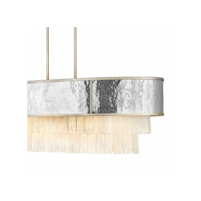 Fredrick Ramond Reverie 10-Light Linear Chandelier In Champagne Gold