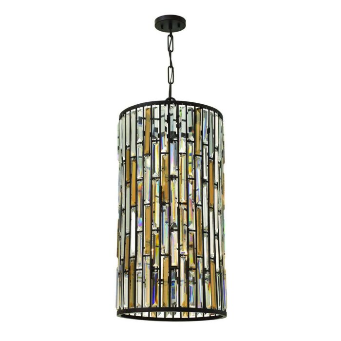 Fredrick Ramond Gemma 6-Light Pendant In Vintage Bronze