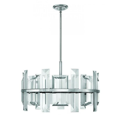 Fredrick Ramond Odette 9-Light Chandelier In Polished Nickel*