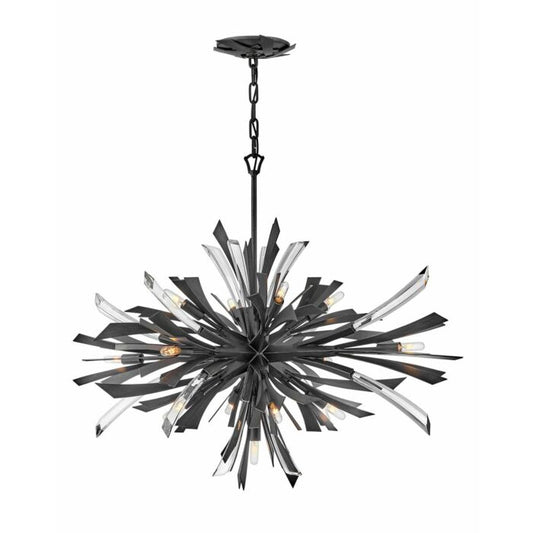 Fredrick Ramond Vida Pendant In Brushed Graphite