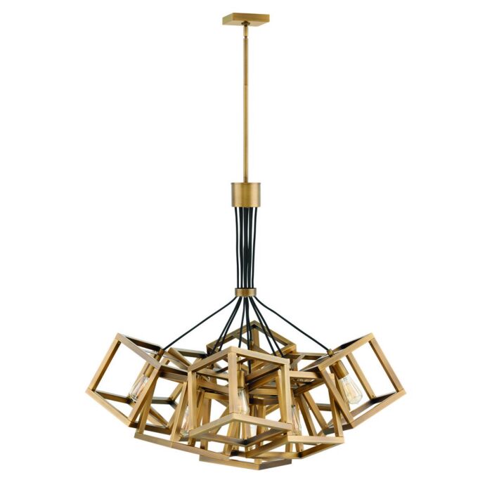 Fredrick Ramond Ensemble 9-Light Pendant In Brushed Bronze*