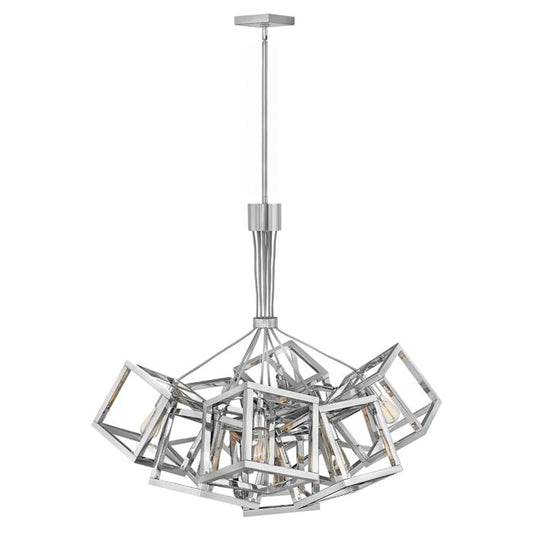 Fredrick Ramond Ensemble 9-Light Pendant In Polished Nickel*