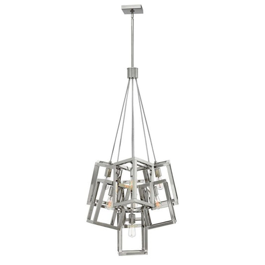 Fredrick Ramond Ensemble 7-Light Pendant In Polished Nickel*