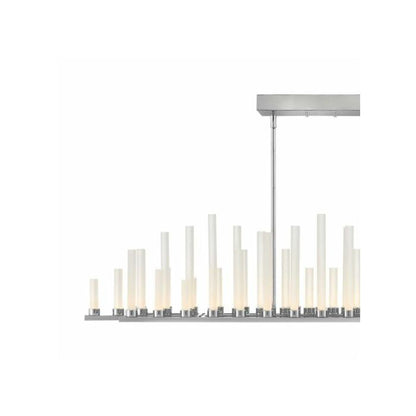 Fredrick Ramond Trinity Linear Chandelier In Polished Nickel*