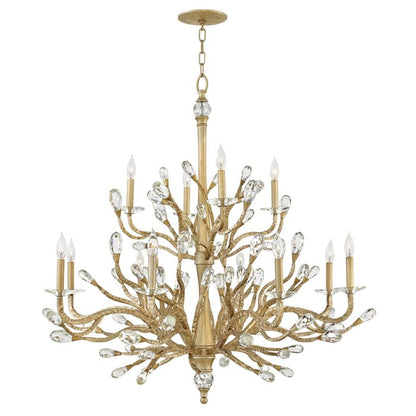 Fredrick Ramond Eve 12-Light Pendant In Champagne Gold