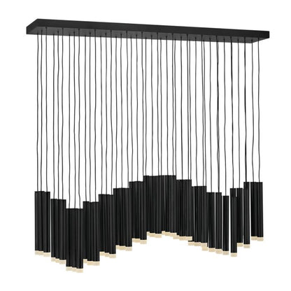 Fredrick Ramond Harmony Linear Chandelier In Black*