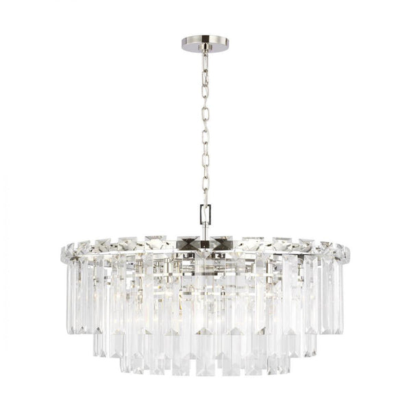 Chandelier, 16-Light, Polished Nickel, 32.88"W (CC12716PN 706U1K4)