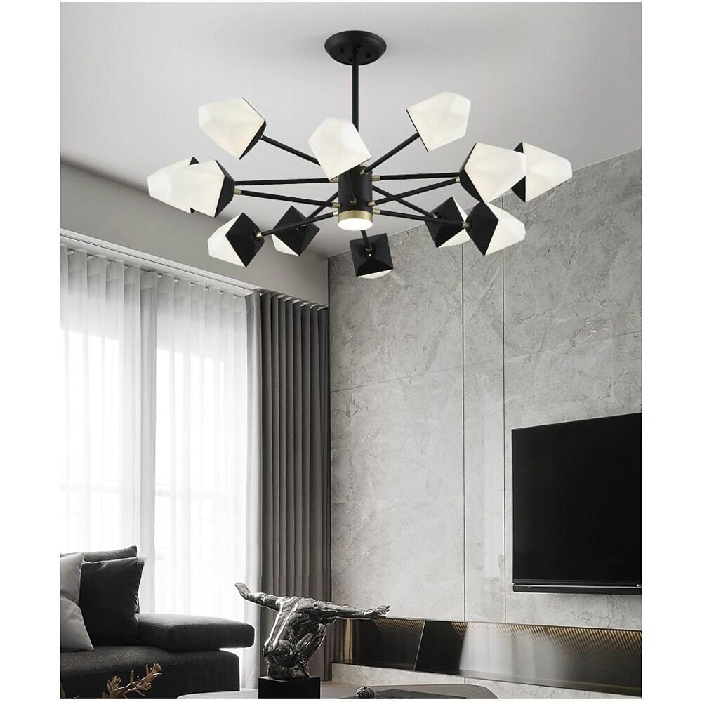 Geometrical Pendant Light Metal Acrylic Nordic Living Roon Ceiling Light