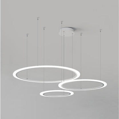 Artistic Circles LED Modern Chandeliers Hanging Ceiling Lights Pendant Light