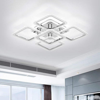 5 Square LED Modern Ceiling Lights Fixture Flush Mount Lighting Ceiling Lamp