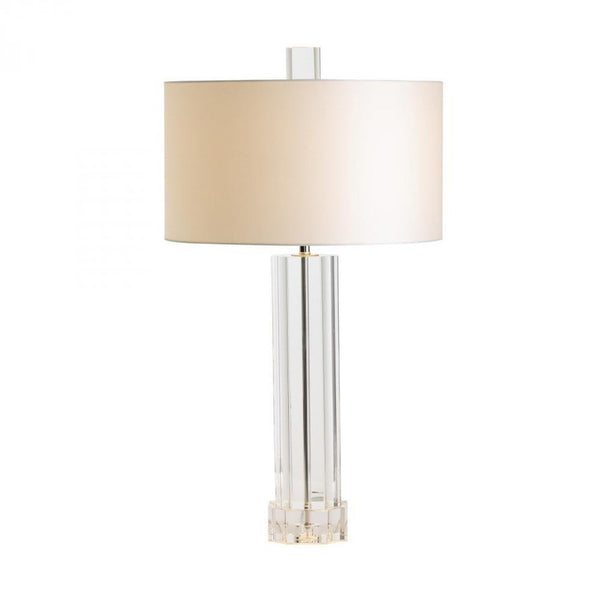 Crystal Column Table Lamp