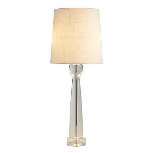 Crystal Column Table Lamp