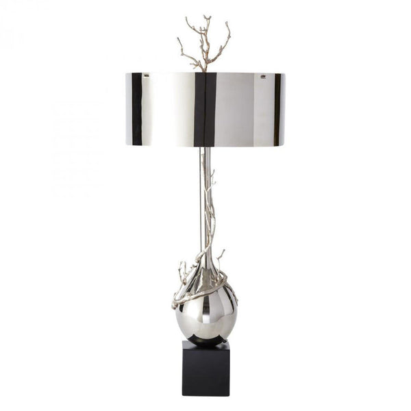 Bulb Nickel Table Lamp