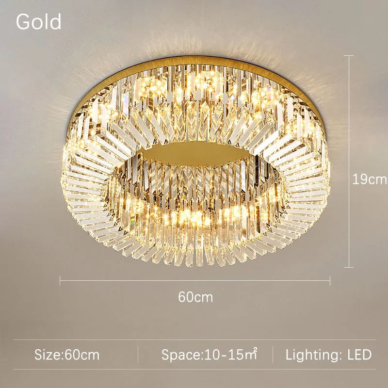 Specchio Crystal Ceiling Light