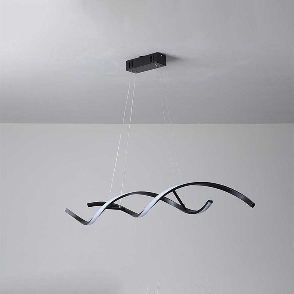 Wave Design Modern Pendant Lighting Minimalist Ceiling Light for Elegant Interiors