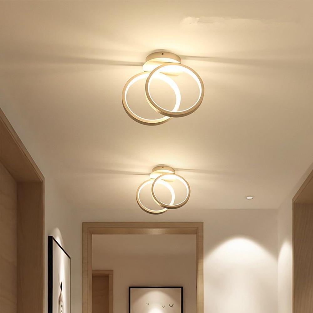 2 Ring Flush Mount Ceiling Light Minimalist LED Light