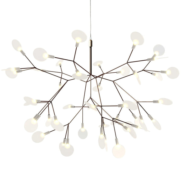 Moooi Heracleum II Postmodern Firefly Cafe Restaurant Chandelier Artist Design Lighting For bedroom(Copper&Nickel Small)