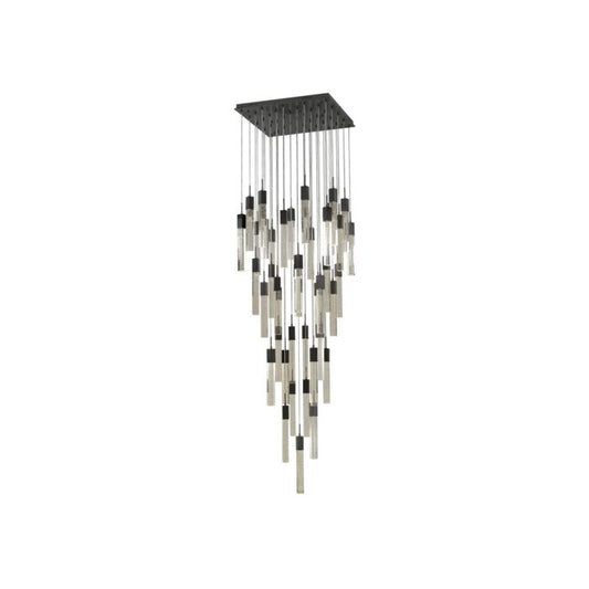 The Original Glacier Avenue 41-Light 4Flush Mount Pendant in Dark Bronze