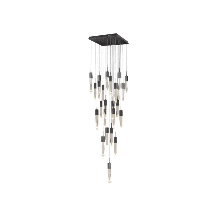 The Original Aspen 25-Light 2Flush Mount Pendant in Dark Bronze