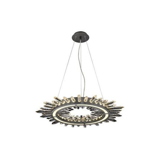 The Original Aspen 1-Light LED Chandelier in Dark Bronze