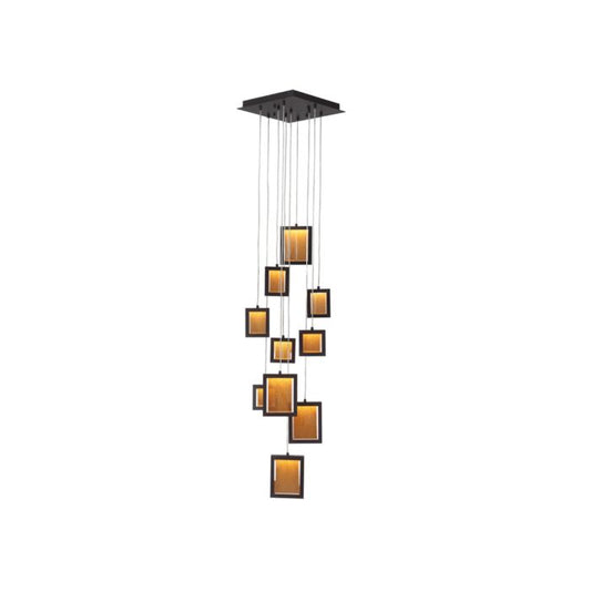 Brentwood LED Pendant in Dark Bronze