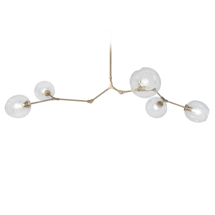 Fairfax 5-Light Chandelier in Brushed Brass