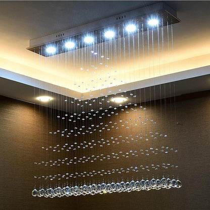 Crystal 5W LED Modern Flush Mount Lighting Chandelier Pendant Light