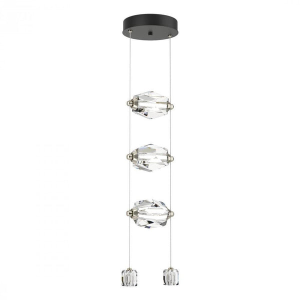 Pendant, 3-Light, LED, Black, 9.2"W (139058-LED-STND-10-CR 5Z5XUP)