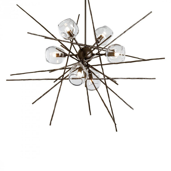 Pendant, 6-Lights, Bronze, Clear, 39.2"W (131590-SKT-MULT-05-ZM0709 5YZYDG)