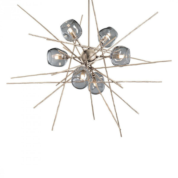 Pendant, 6-Lights, Soft Gold, Cool Grey, 39.2"W (131590-SKT-MULT-84-YL0709 5YZYDU)