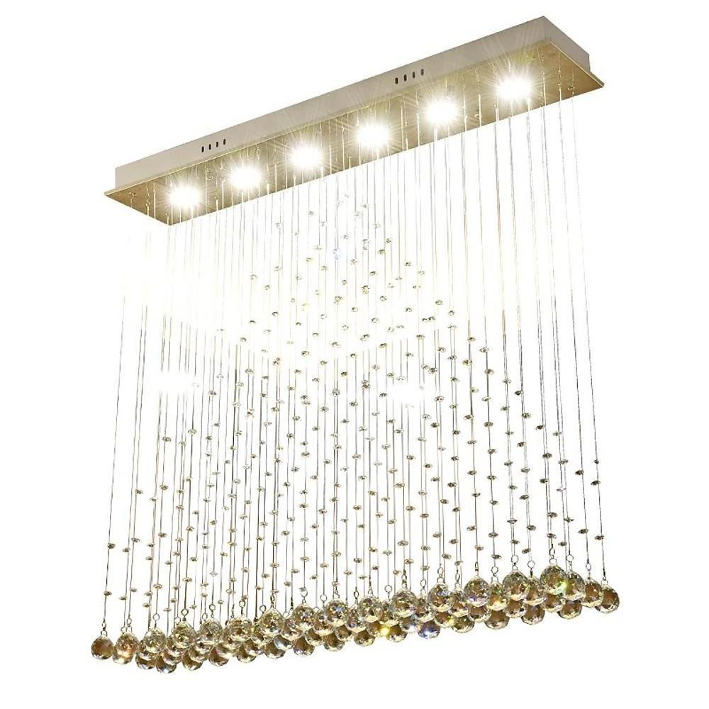 Crystal 5W LED Modern Flush Mount Lighting Chandelier Pendant Light