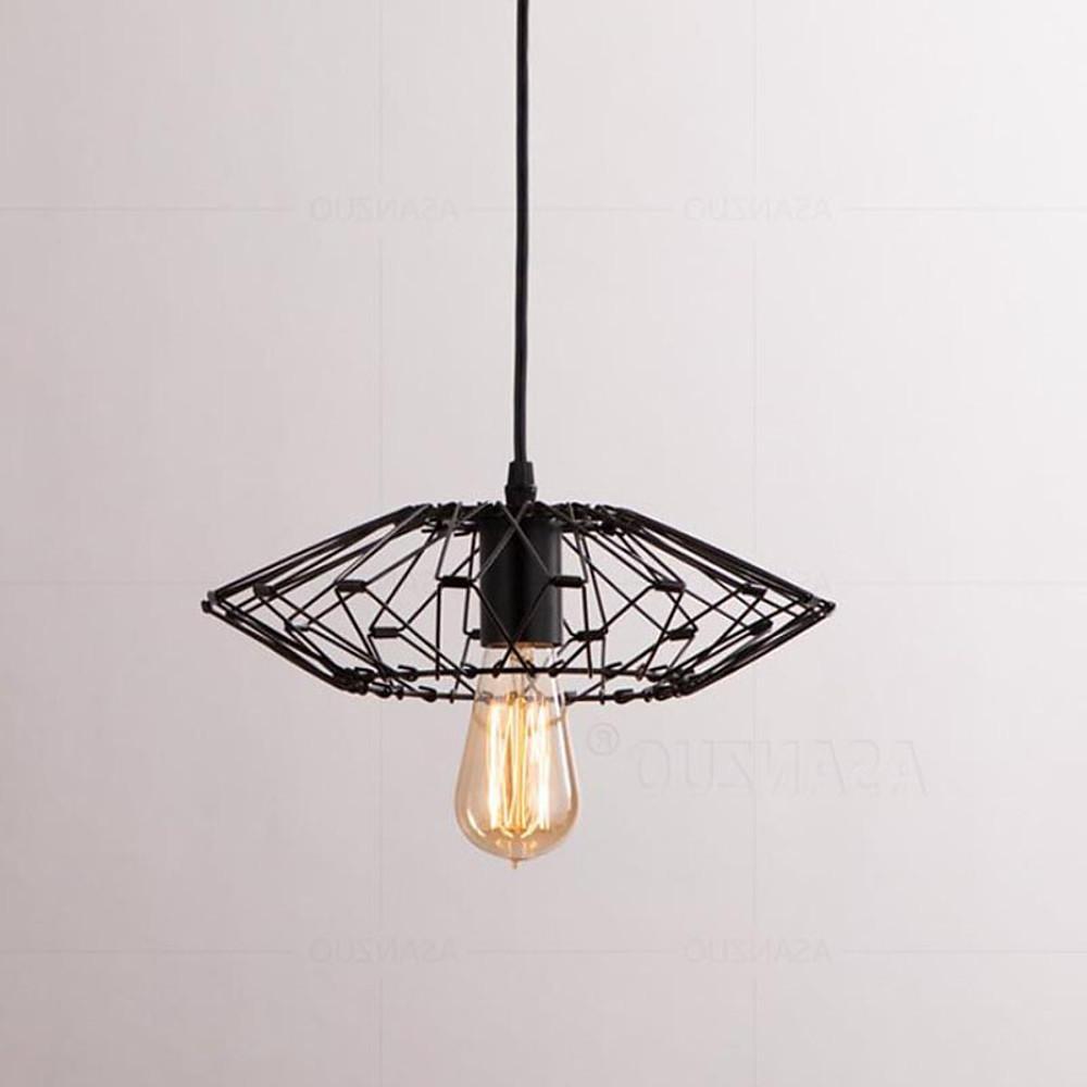 Wire Lantern Island Kitchen Pendant Lighting Country Metal Pendant Lighting