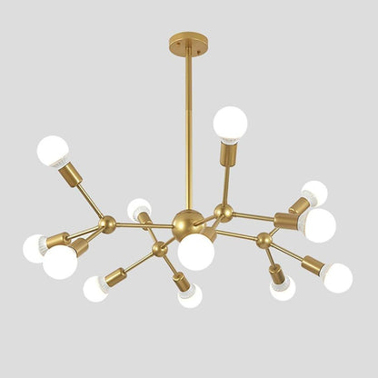 Nordic Sputnik Chandelier Bubble Chandelier Brass Chandelier 12 Bulbs