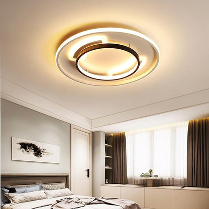 Circle Modern Bedroom Flush Mount Lighting LED Ceiling Lights