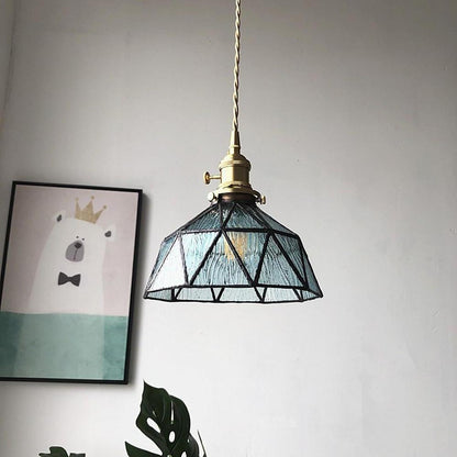 Lantern Industrial Island Kitchen Pendant Lighting Glass Metal Pendant Lighting