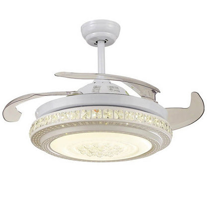 Intelligent Frequency Conversion Dimming LED Ceiling Invisible Fan Chandelier