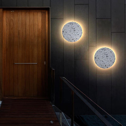 Terrazzo Minimalist LED Outdoor Wall Lights Waterproof Porch Lighting