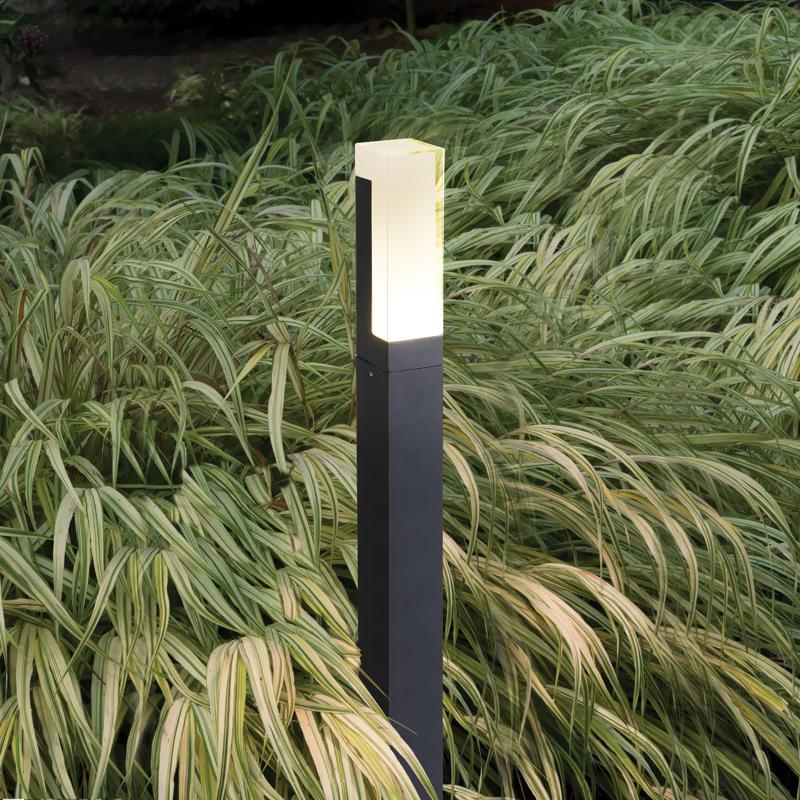 Square LED Waterproof Aluminum Black Minimalist Outdoor Light Pathway Lights