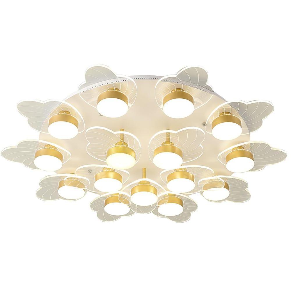 Acrylic Flower Design LED Nordic Ceiling Light Flush Mount Lighting