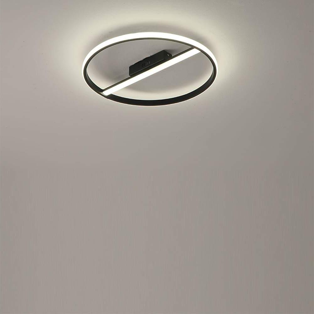 Creative Circle Flush Mount Light Metal Ceiling Light 1 Light