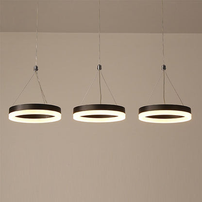 3 Circles Dimmable LED Adjustable Modern Chandeliers Pendant Light