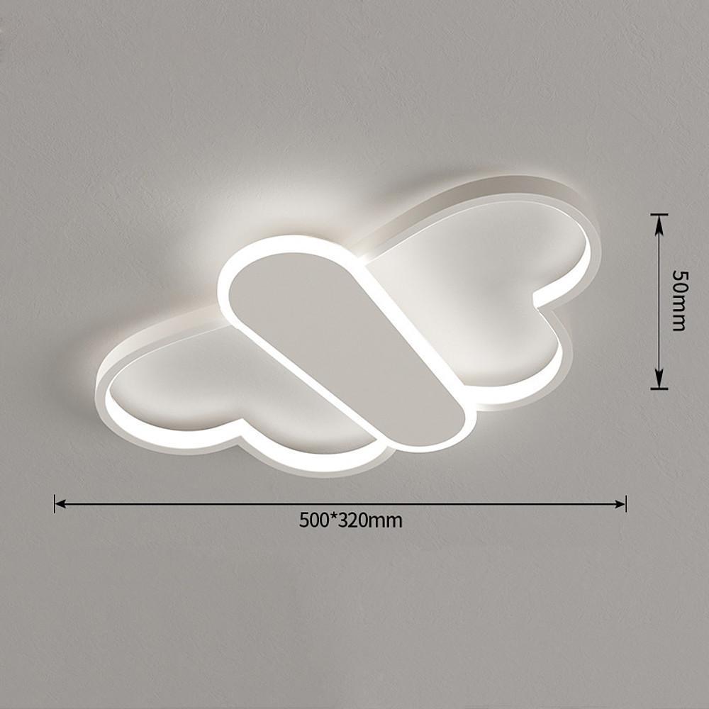 Cartoon Butterflies Shaped LED Dimmable with Remote Modern Ceiling Lights