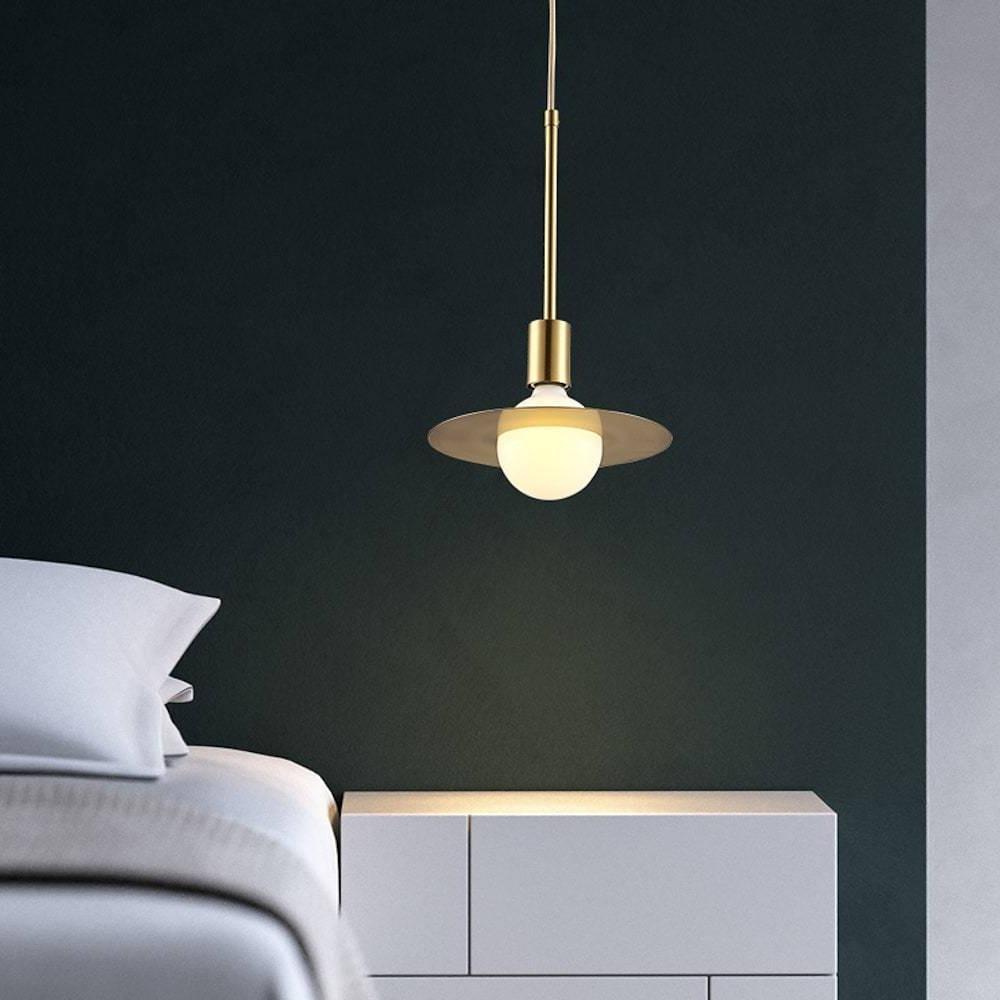 Ball-shaped LED Gold Modern Pendant Lighting Hanging Ceiling Lights