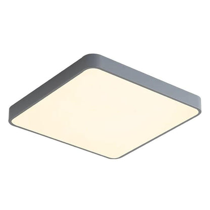 Square Modern Style Design Flush Mount Lighting Metal PVC Acrylic LED Bedroom Ceiling Lights