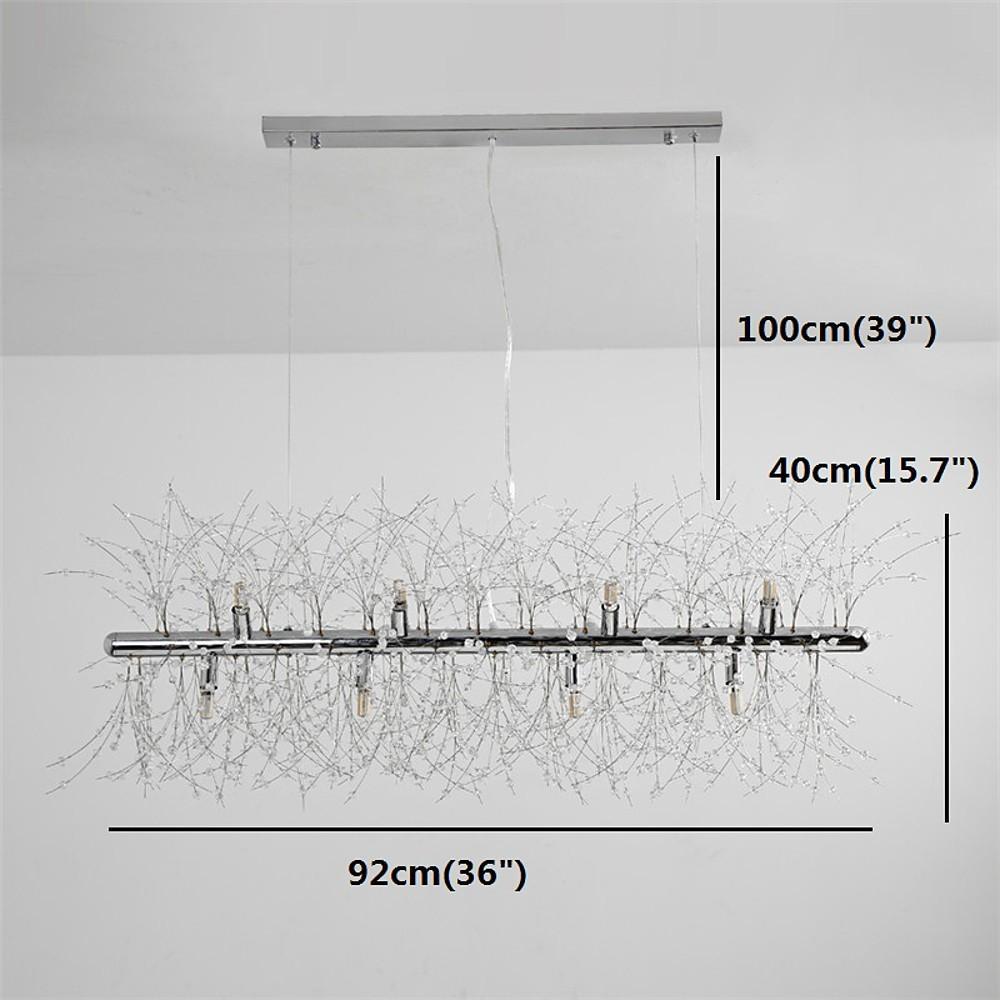 Dazzling Crystal LED Modern Chandeliers Pendant Light Hanging Lamp