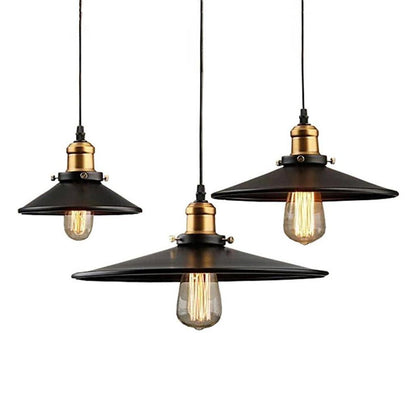 Adjustable Industrial Metal Stylish Cone-Shaped Pendant Lighting