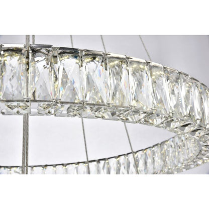 Monroe LED Chandelier in Chrome