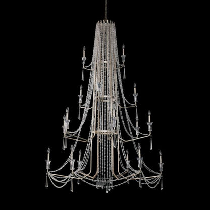 Barcelona 18-Light Chandelier in Transcend Silver